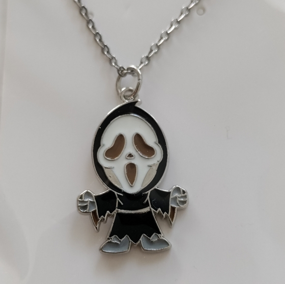 New Scream Ghost Face Necklace - Picture 1 of 3